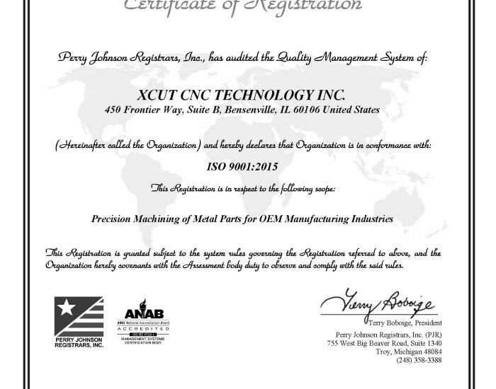 PJR ISO-CERTIFICATE